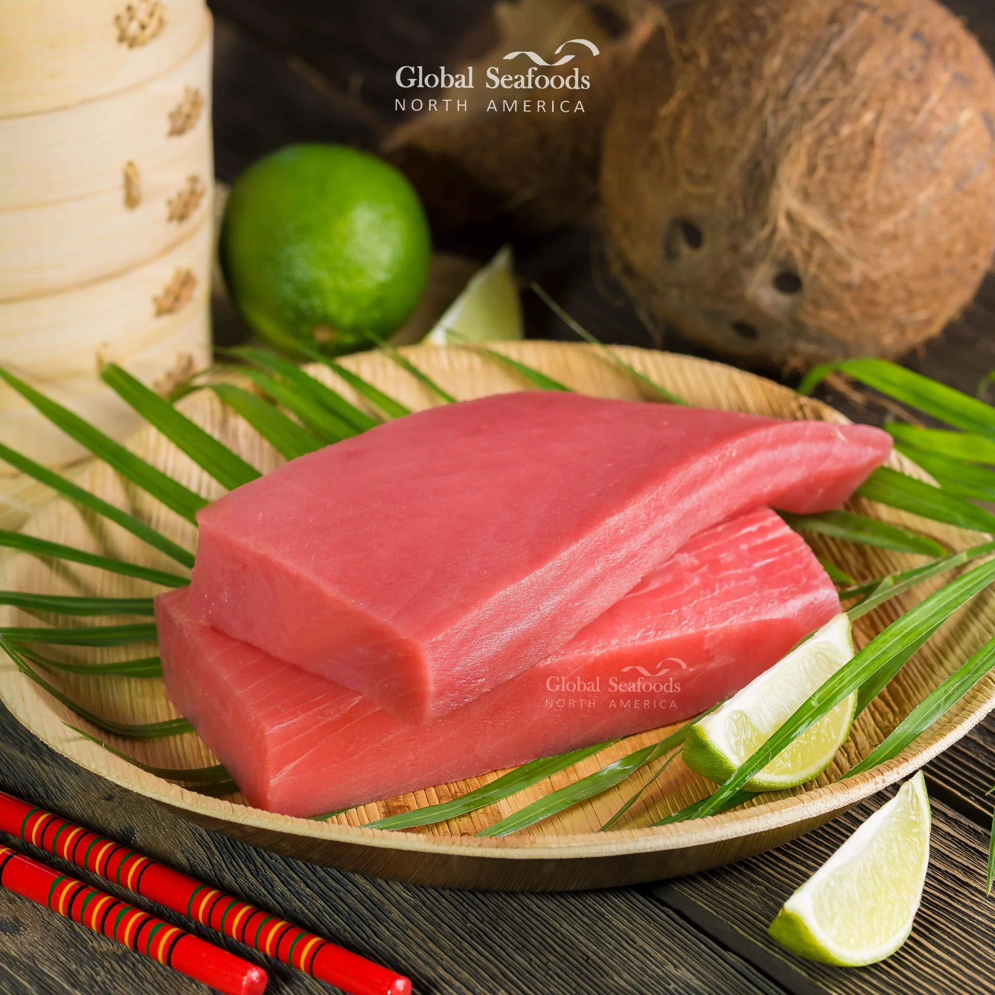 global seafoods north america 10 pounds sushi grade tuna saku tuna blocks 28291573022786_2048x